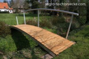 Segro Gartenbrücke mit einseitigem Geländer